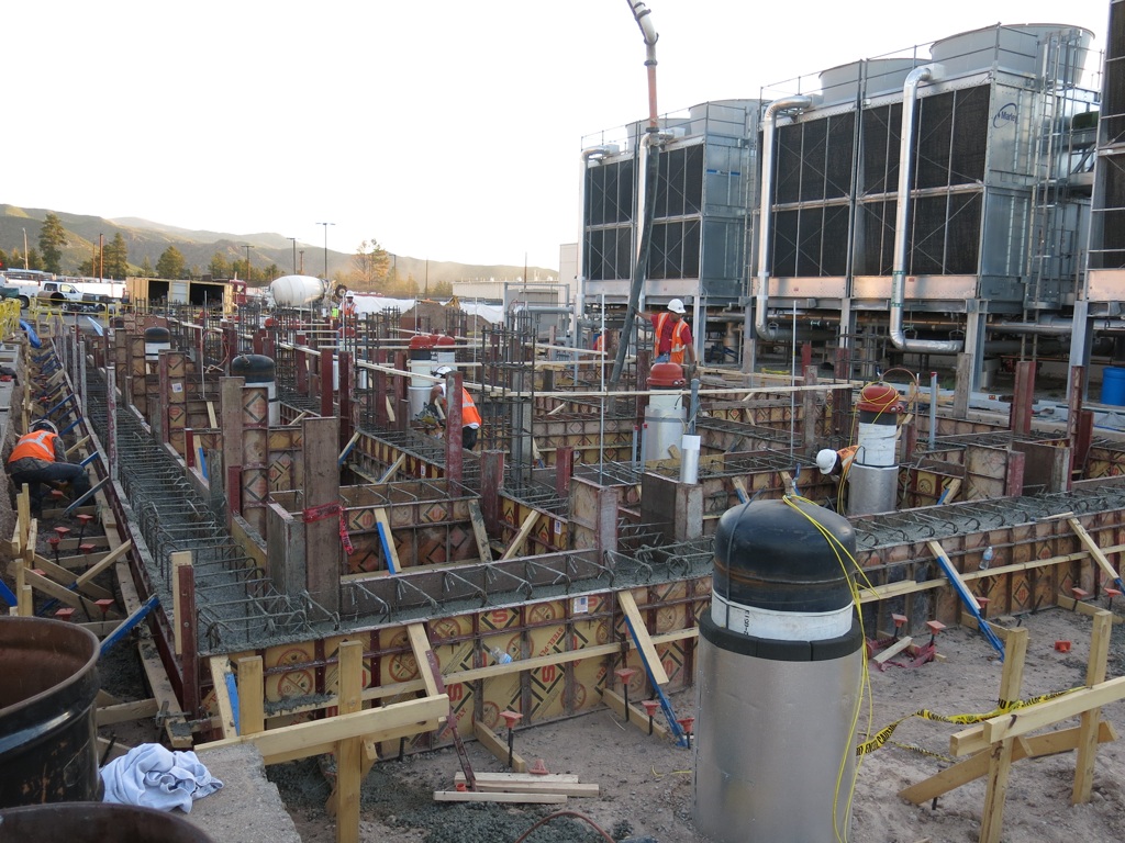 MTI Grade Beam Pour Construction